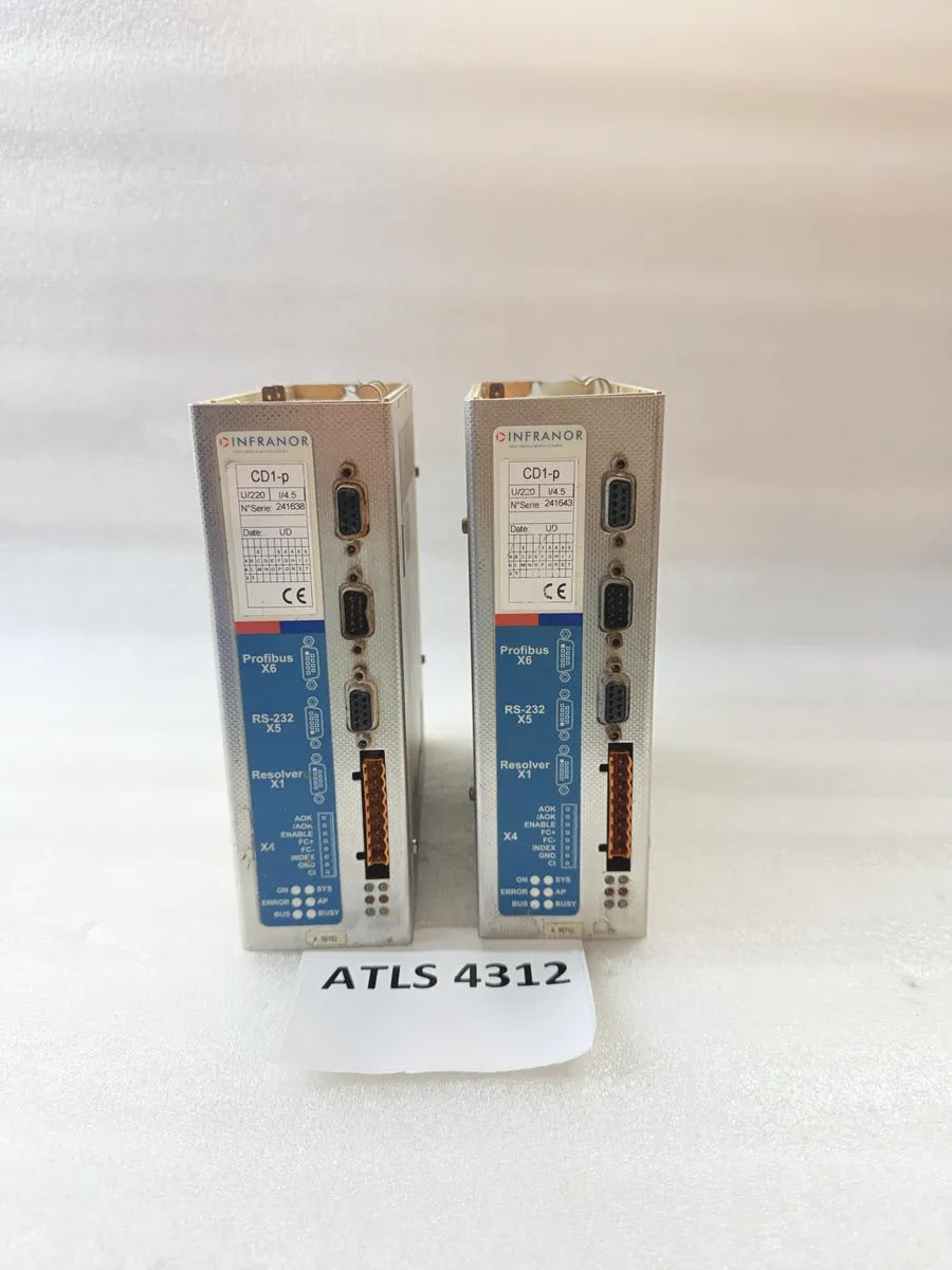 INFRANOR CD1-p Profibus Servo Drive 220V 4.5A
