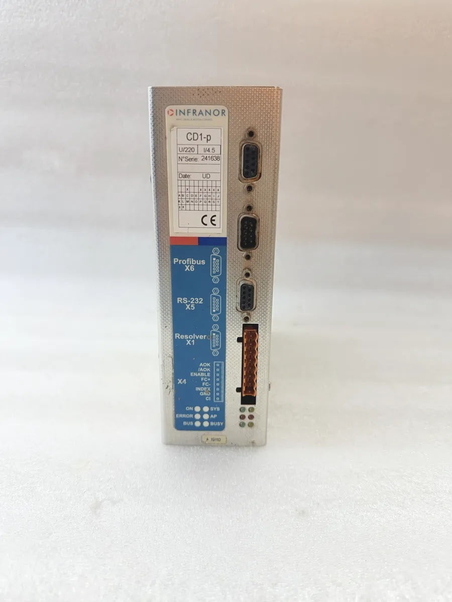 INFRANOR CD1-p Profibus Servo Drive 220V 4.5A
