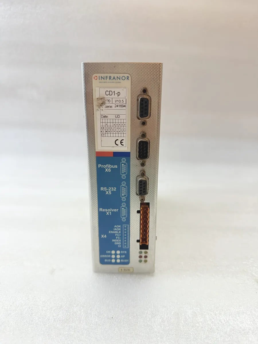 INFRANOR CD1-p Profibus Servo Drive 230V 10.5A