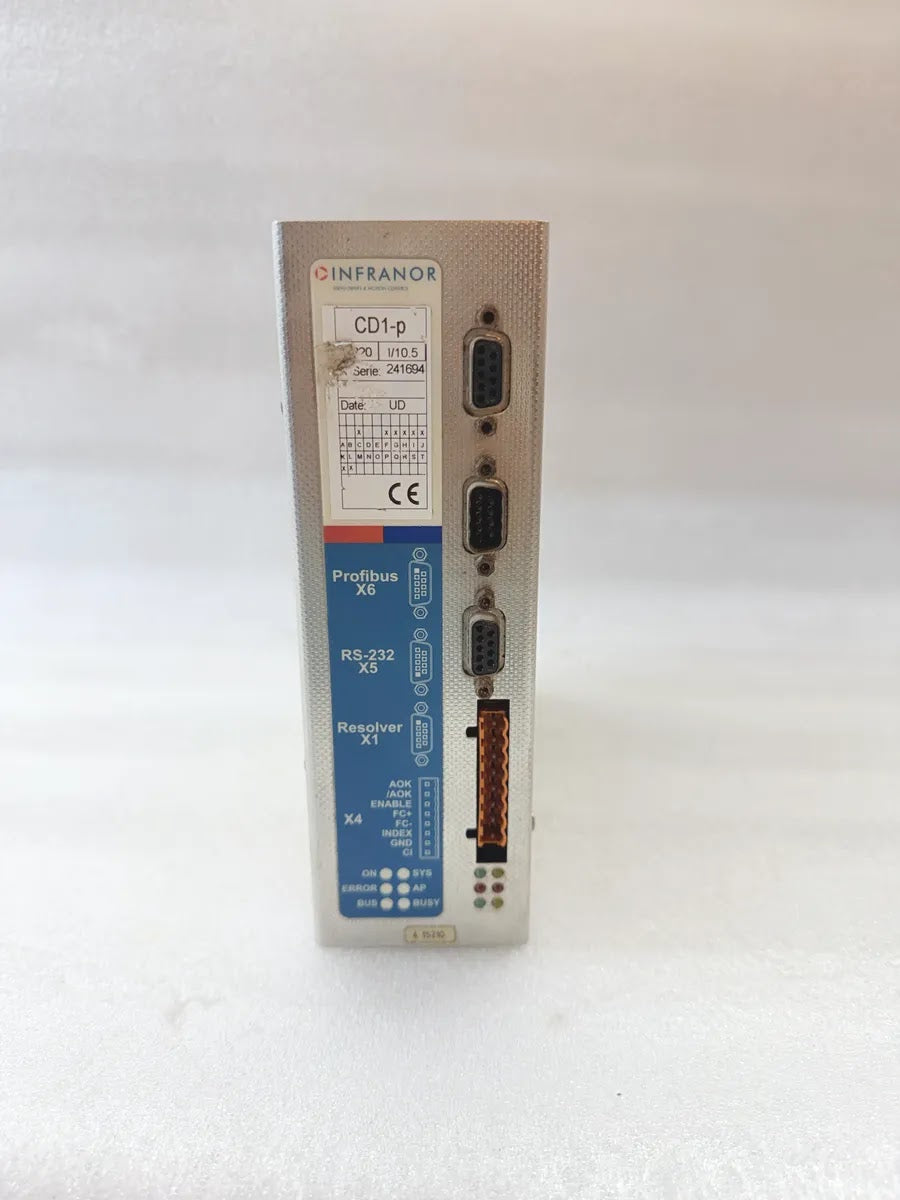 INFRANOR CD1-p 230/10.5 Profibus Servo Drive 230V 10.5A