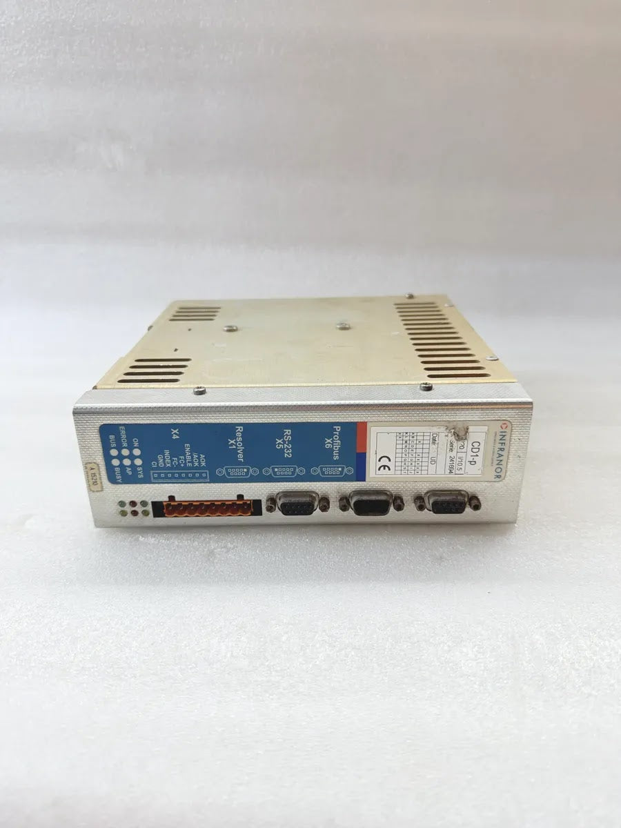 INFRANOR CD1-p 230/10.5 Profibus Servo Drive 230V 10.5A