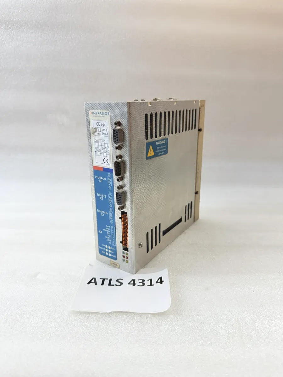 INFRANOR CD1-p 230/10.5 Profibus Servo Drive 230V 10.5A