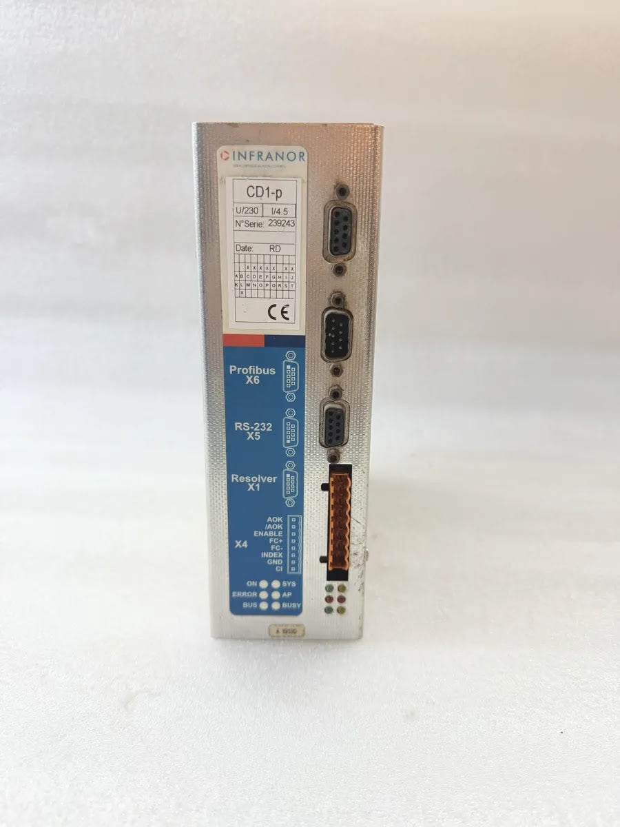 INFRANOR CD1-p Profibus Servo Drive 230V 4.5A