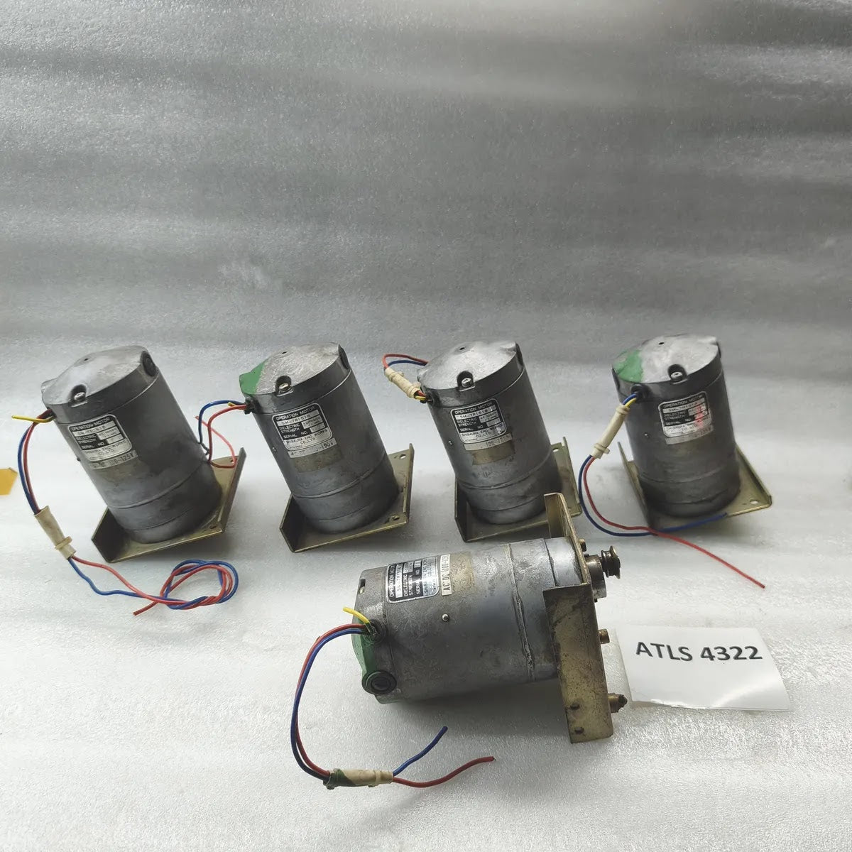 SHIBAURA SM-7R1518 Operation Motor AC/DC 100-125V