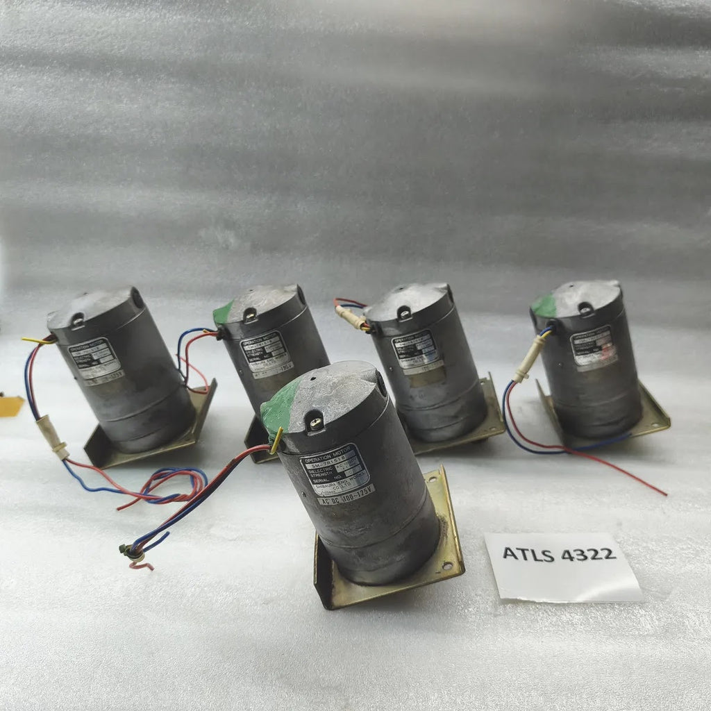 SHIBAURA SM-7R1518 Operation Motor AC/DC 100-125V