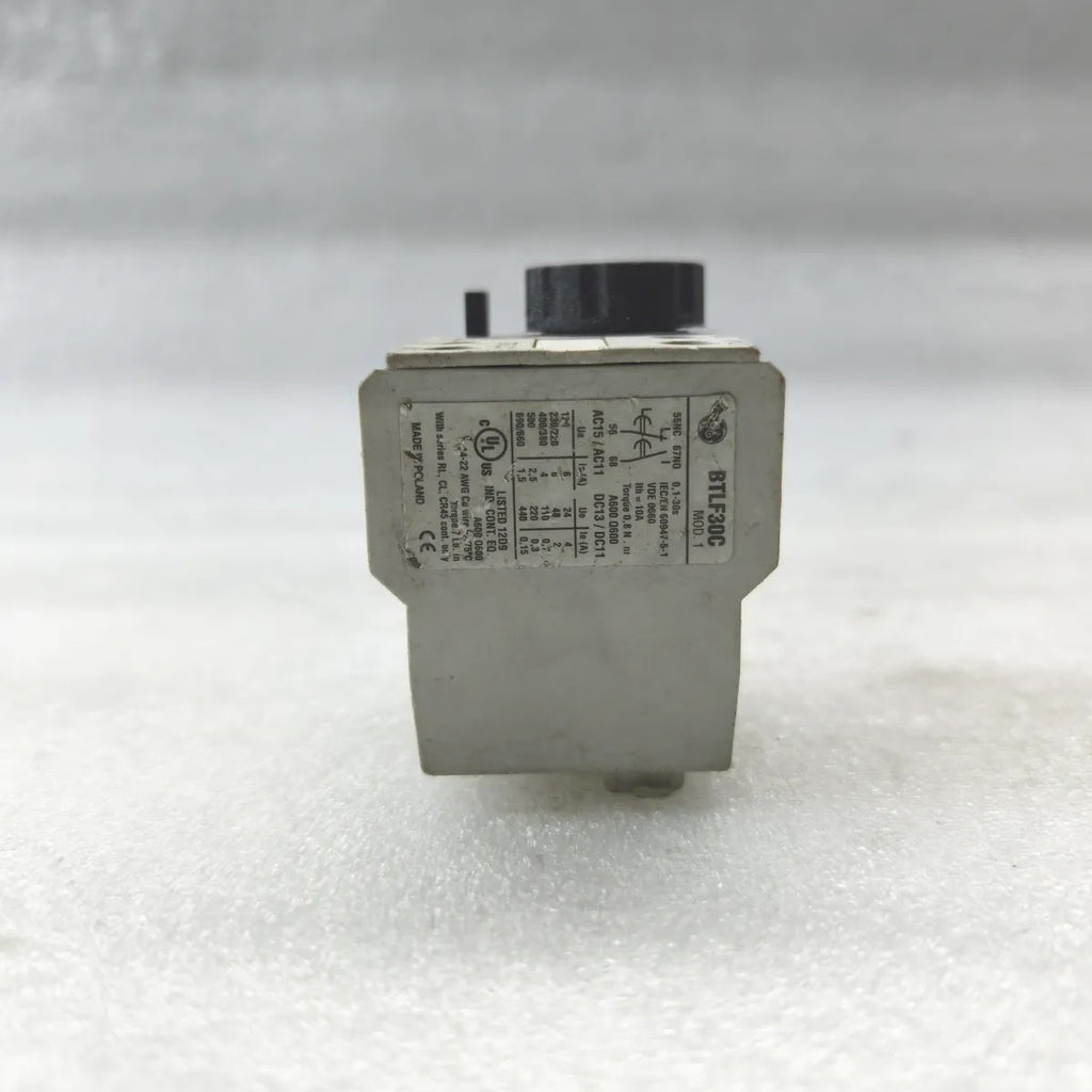 GE BTLF30C Pneumatic On-Delay Timer Block 0.1-30s 10A