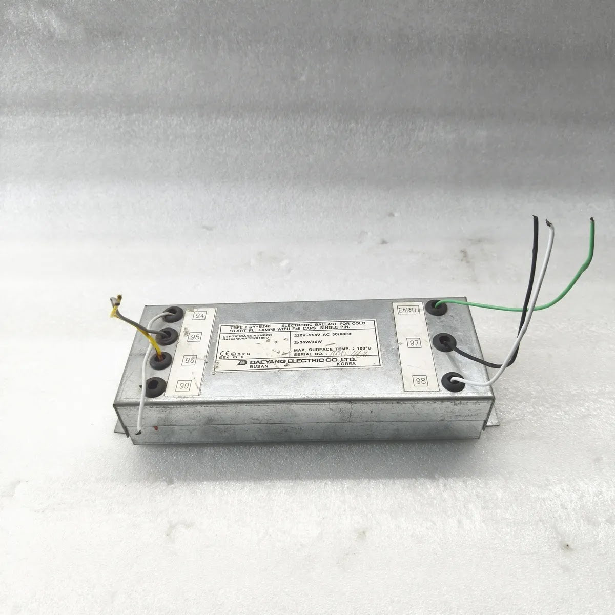 DAEYANG DY-B240 Electronic Ballast 2x36W/40W 220-254V