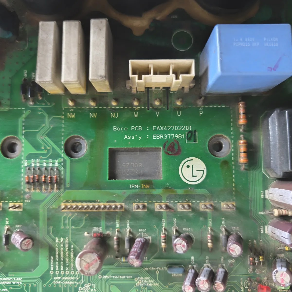 LG EBR377981 Inverter PCB Assembly Outdoor Unit Control Board