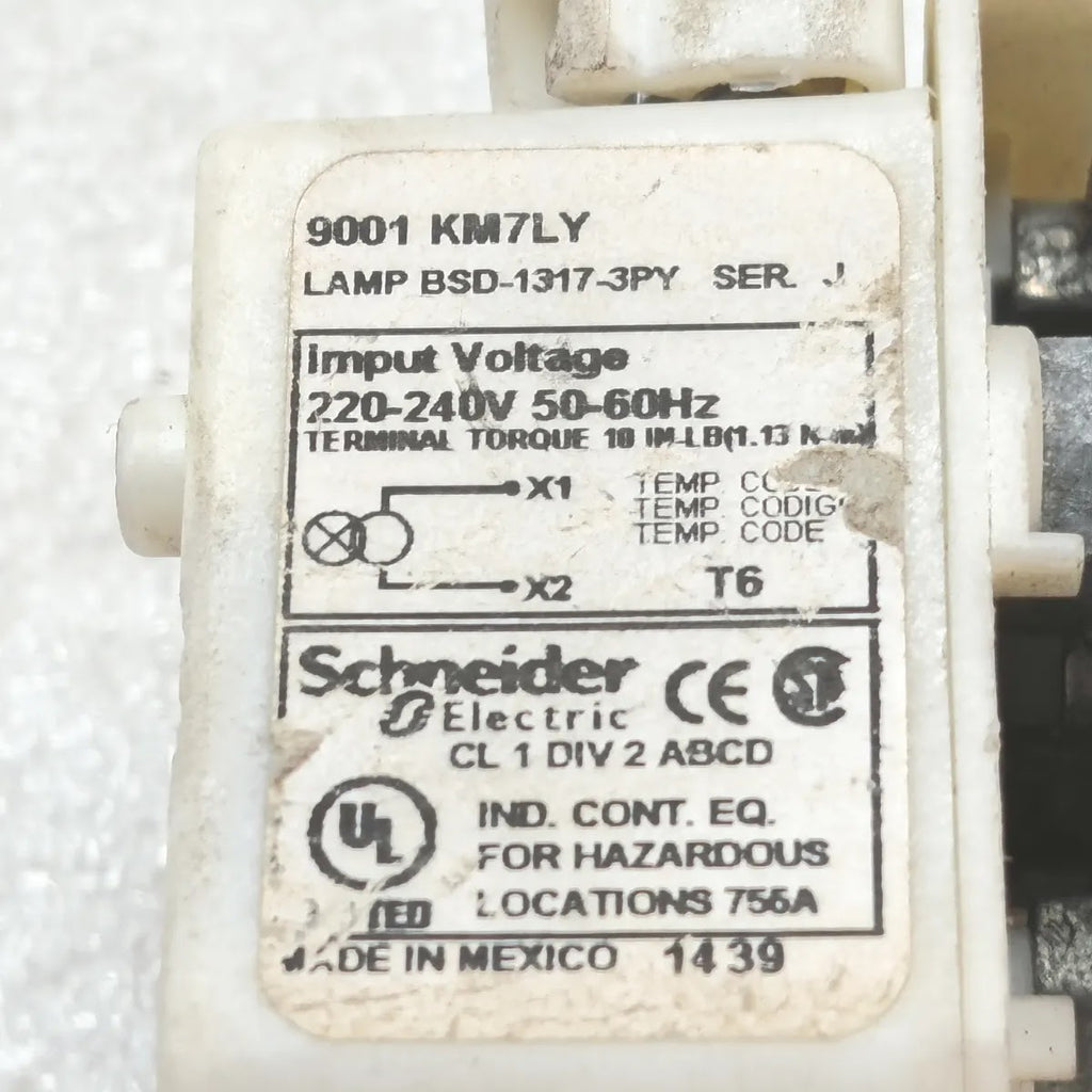 S Electric 9001KM7LY LED Pilot Light Module 220-240V 30mm