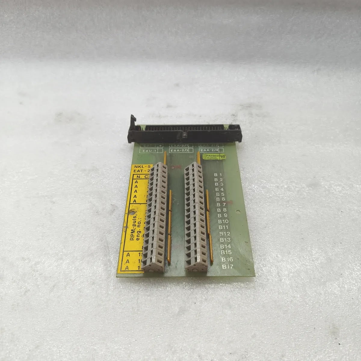 NKL-5 7211-681.0004 RPM Pulse Terminal Board