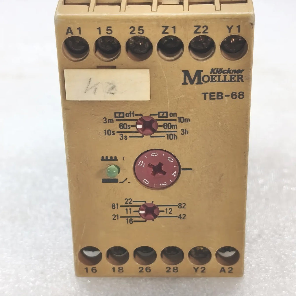 KLOCKNER MOELLER TEB-68 Multi-Function Timing Relay 3s-10h