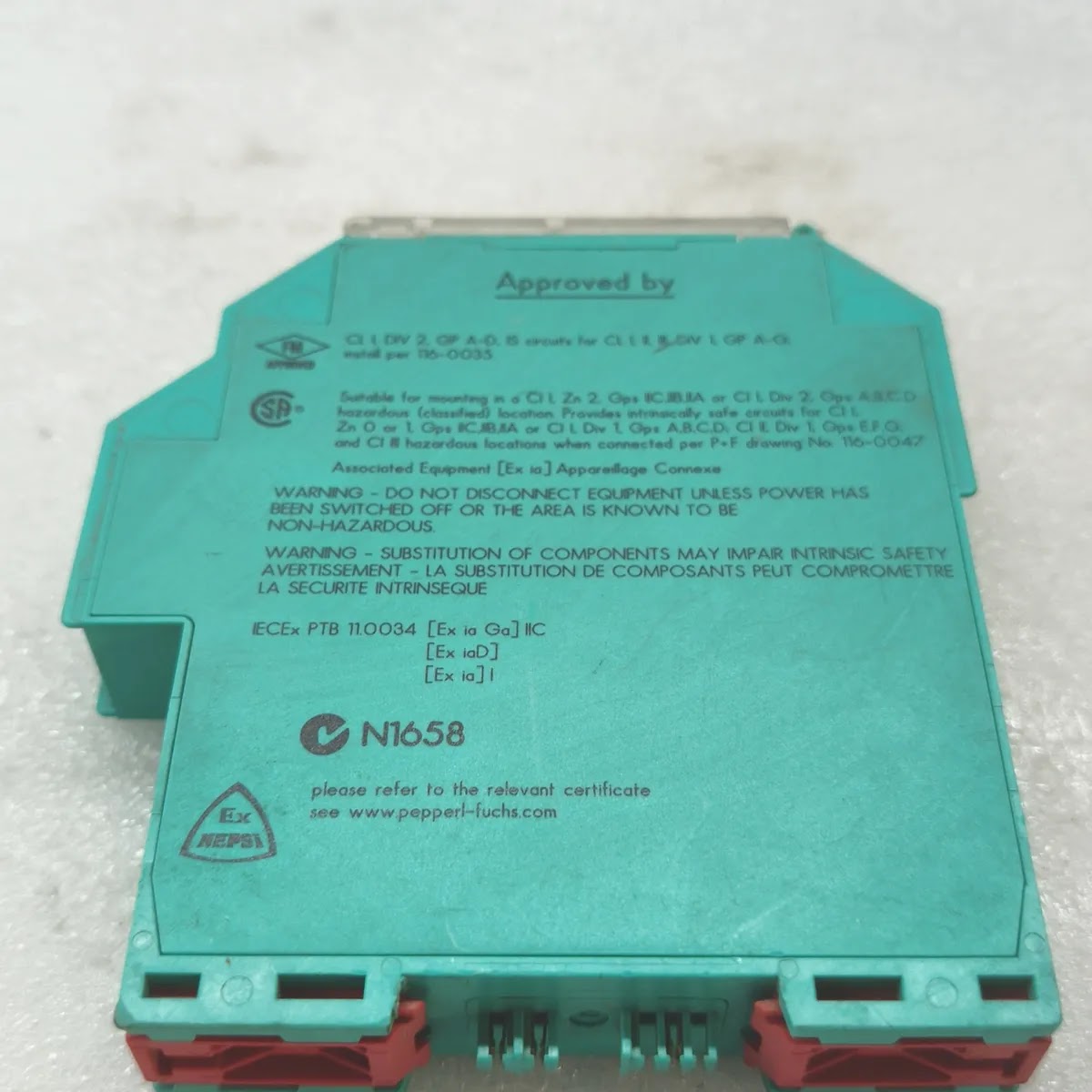 PEPPERL+FUCHS KFD2-SR2-Ex2.W Switch Amplifier 2-Channel 20-30VDC