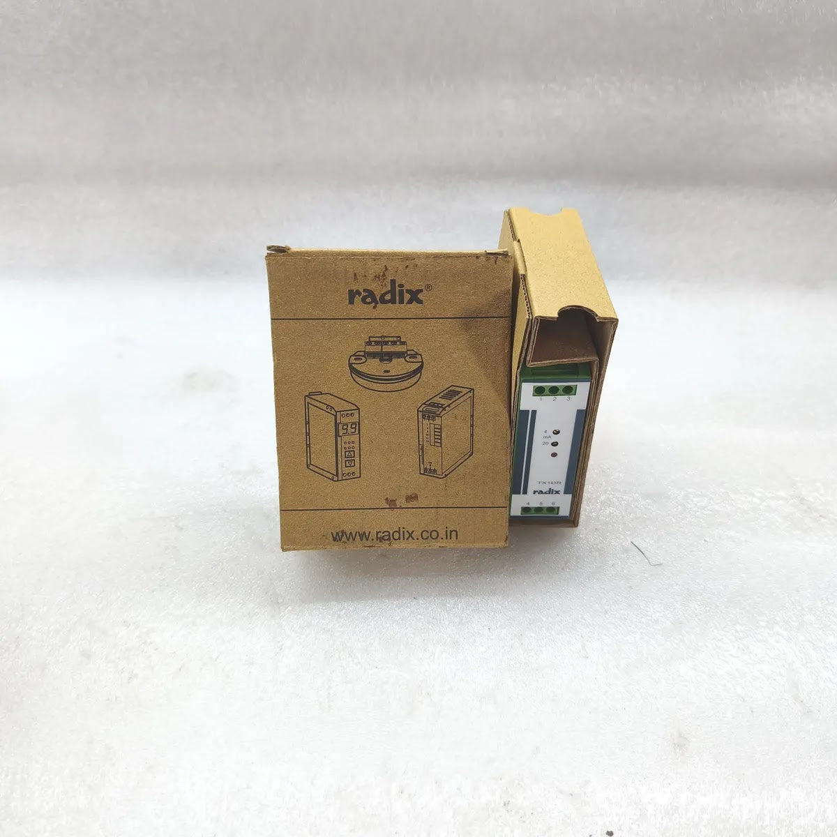 RADIX TX1DR 2-Wire Temperature Transmitter Pt100 0-200°C 4-20mA
