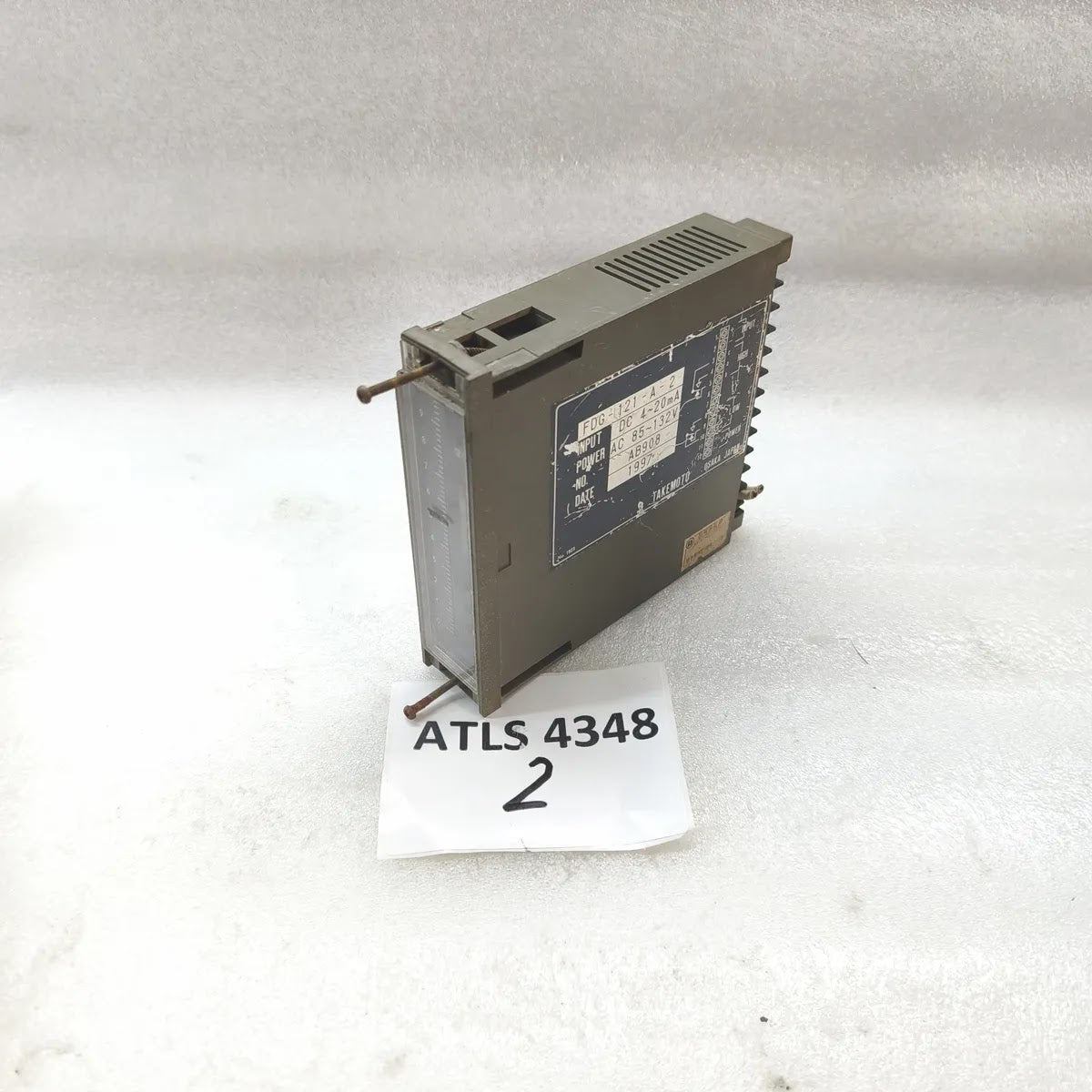 TAKEMOTO FDG-121-A-2 Level Indicator Alarm Unit 4-20mA 85-132VAC