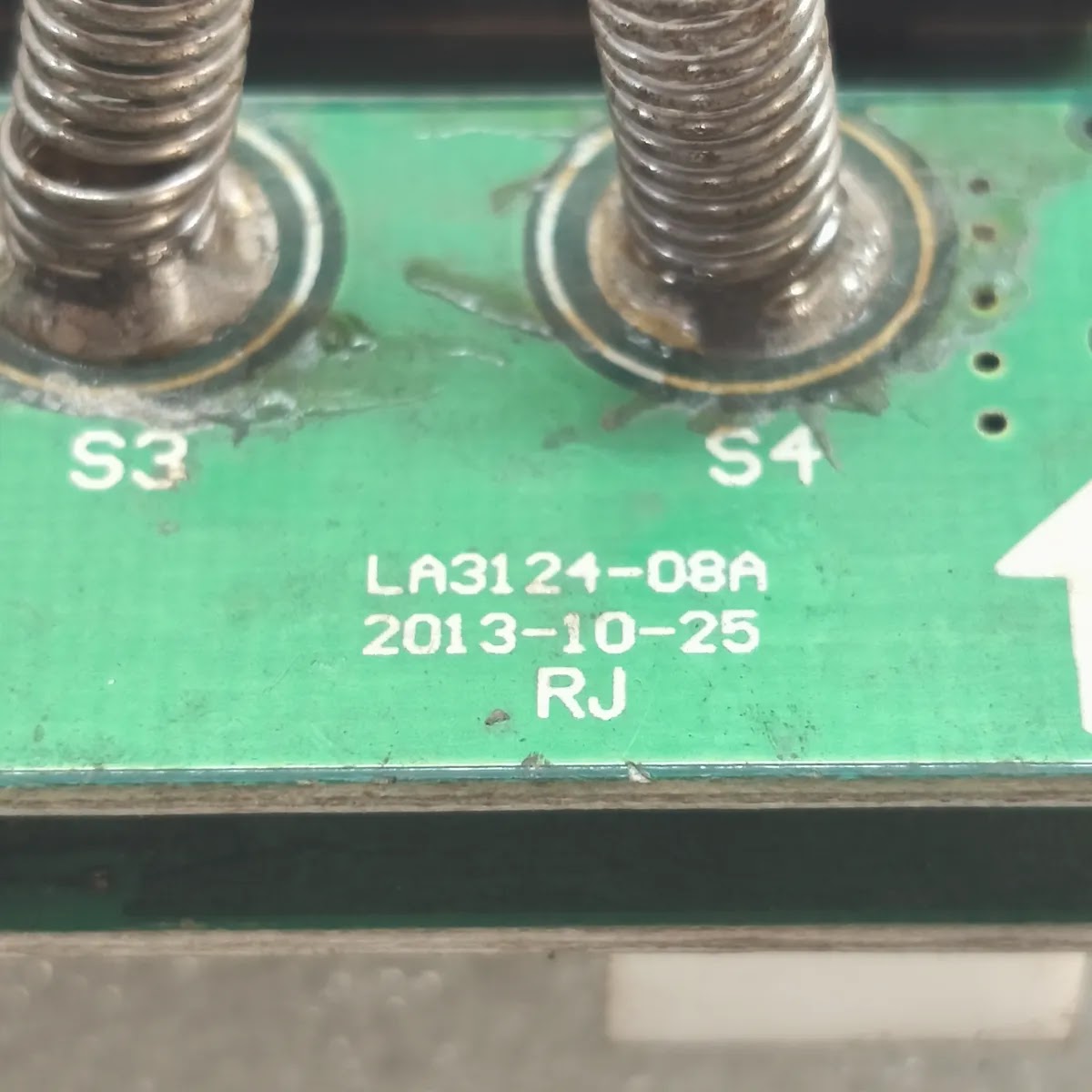 LA3124-08A + LA3124-09A LCD Display Control PCB Assembly