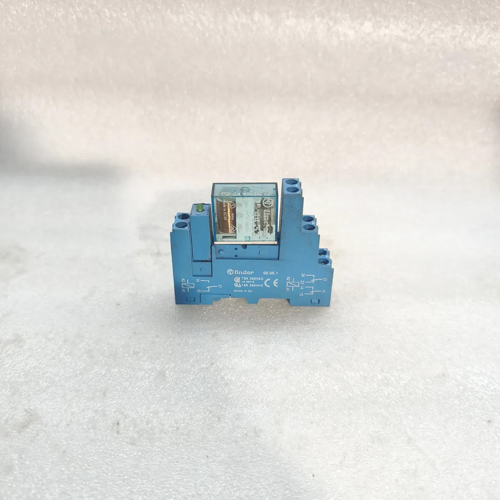 FINDER 44.52 + 95.95.1 Power Relay with Socket 6A 250V 24VDC
