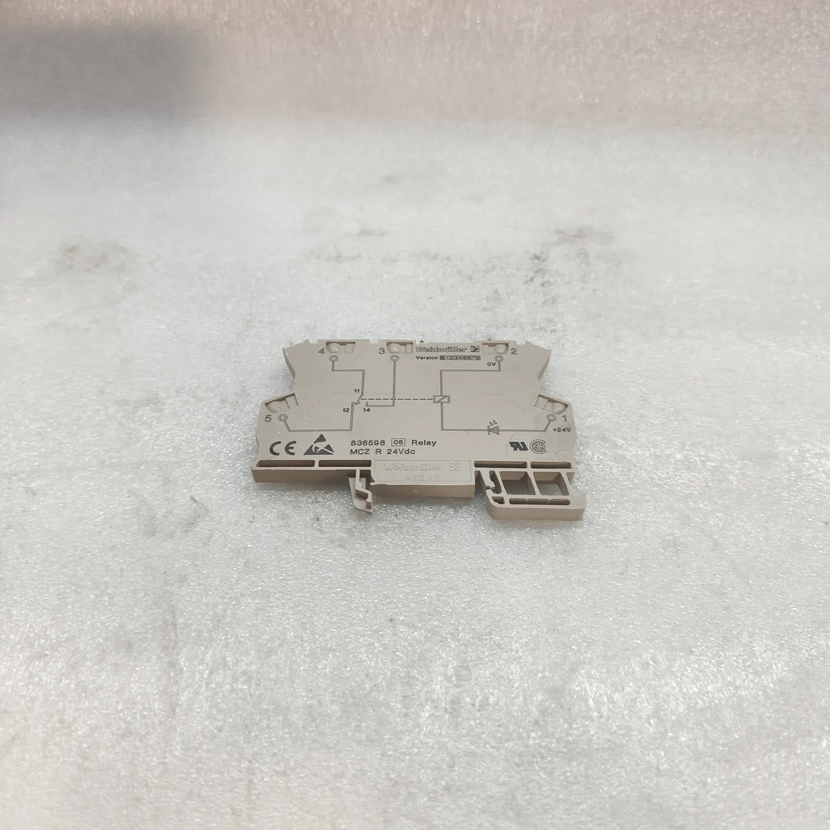 WEIDMULLER 836598 MCZ R + RSS113024 Relay Module 24Vdc 6A