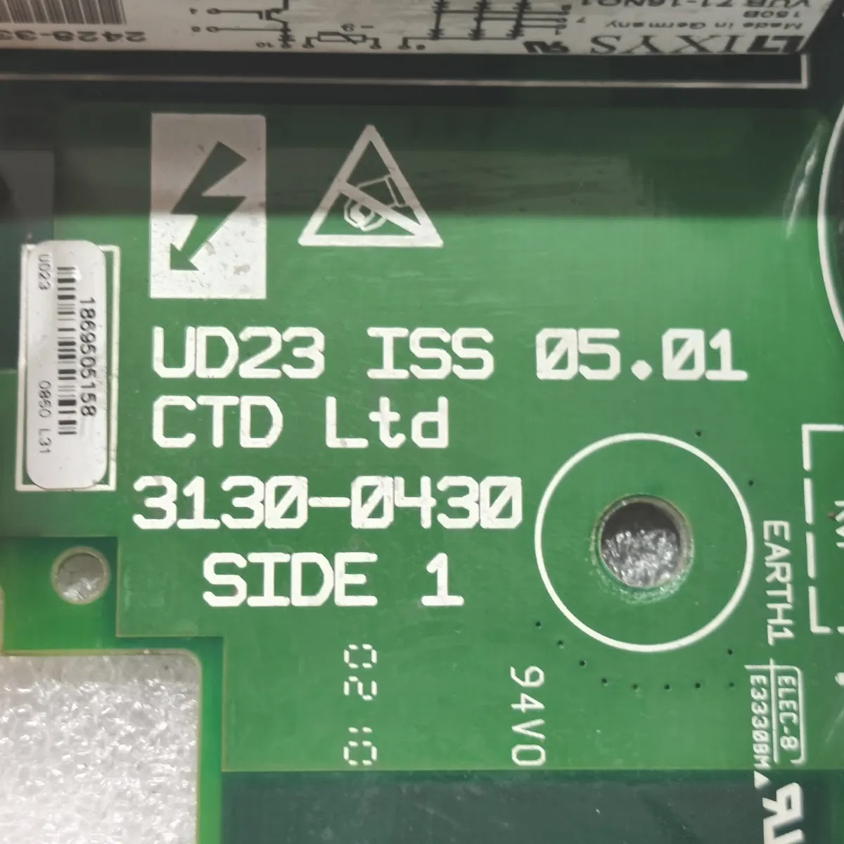 CONTROL TECHNIQUES UD23 3130-0430 ISS 05.01 Unidrive Power Driver Board