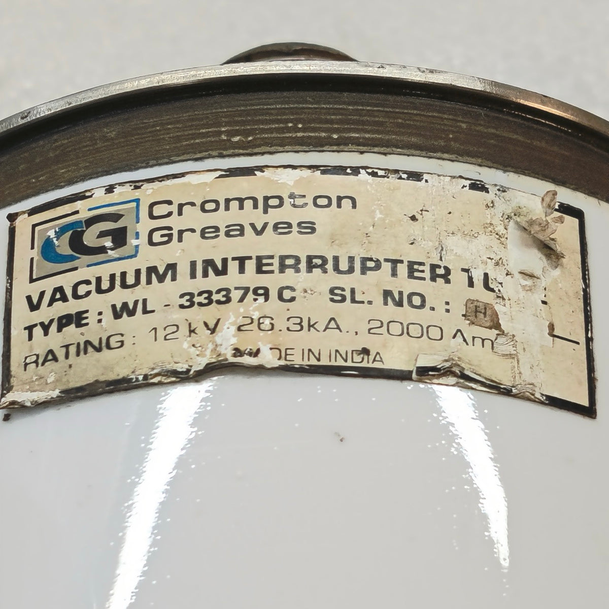 CROMPTON GREAVES WL-33379C Vacuum Interrupter 12kV 2000A