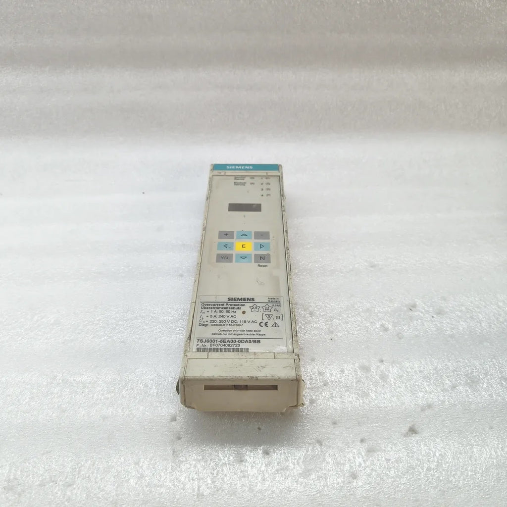 SIEMENS 7SJ6001-5EA00-0DA0/BB   FRONT DISPLAY BODY DAMAGE