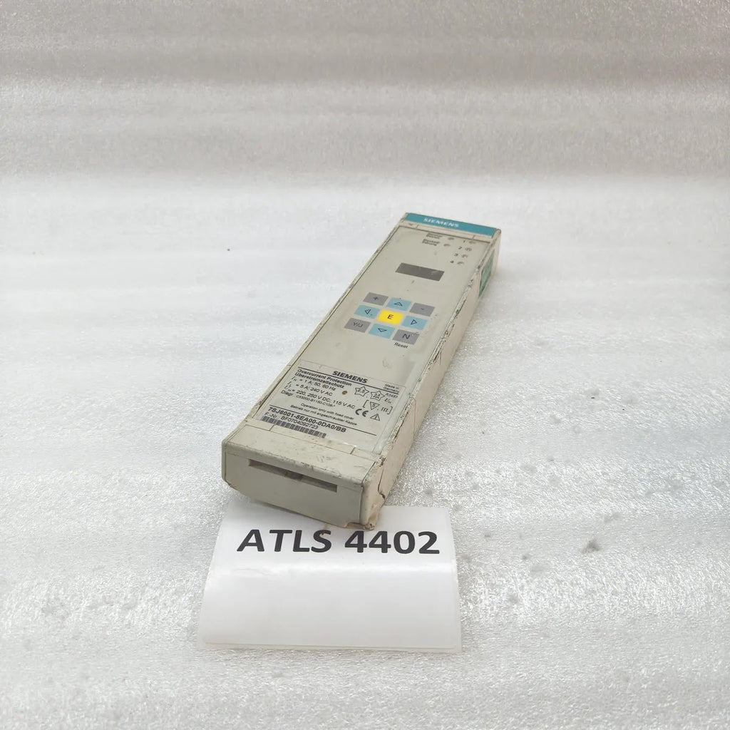 SIEMENS 7SJ6001-5EA00-0DA0/BB   FRONT DISPLAY BODY DAMAGE