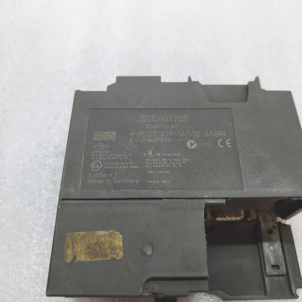 SIEMENS 6ES7314-1AF10-0AB0 SIMATIC S7-300 CPU 314 BODY BROKEN DAMAGE