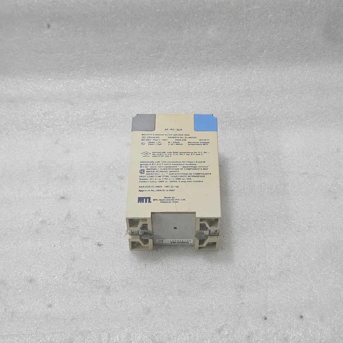 MTL MTL2211 2-Channel IS Input Switch Operated Relay 240Vac