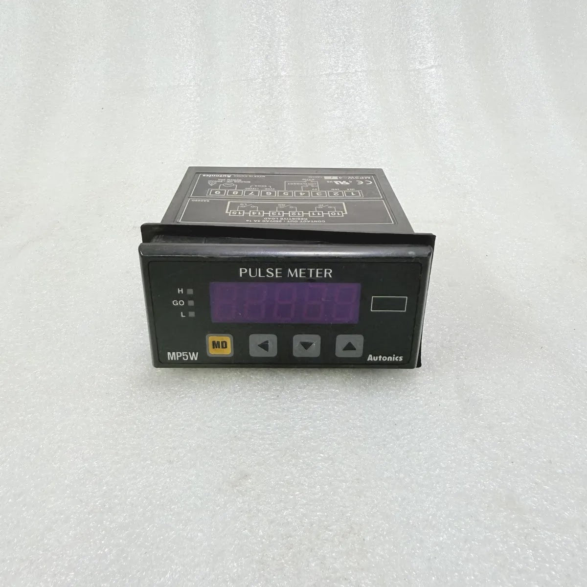 Autonics MP5W-4 Panel Meter Pulse Counter Pre-Owned