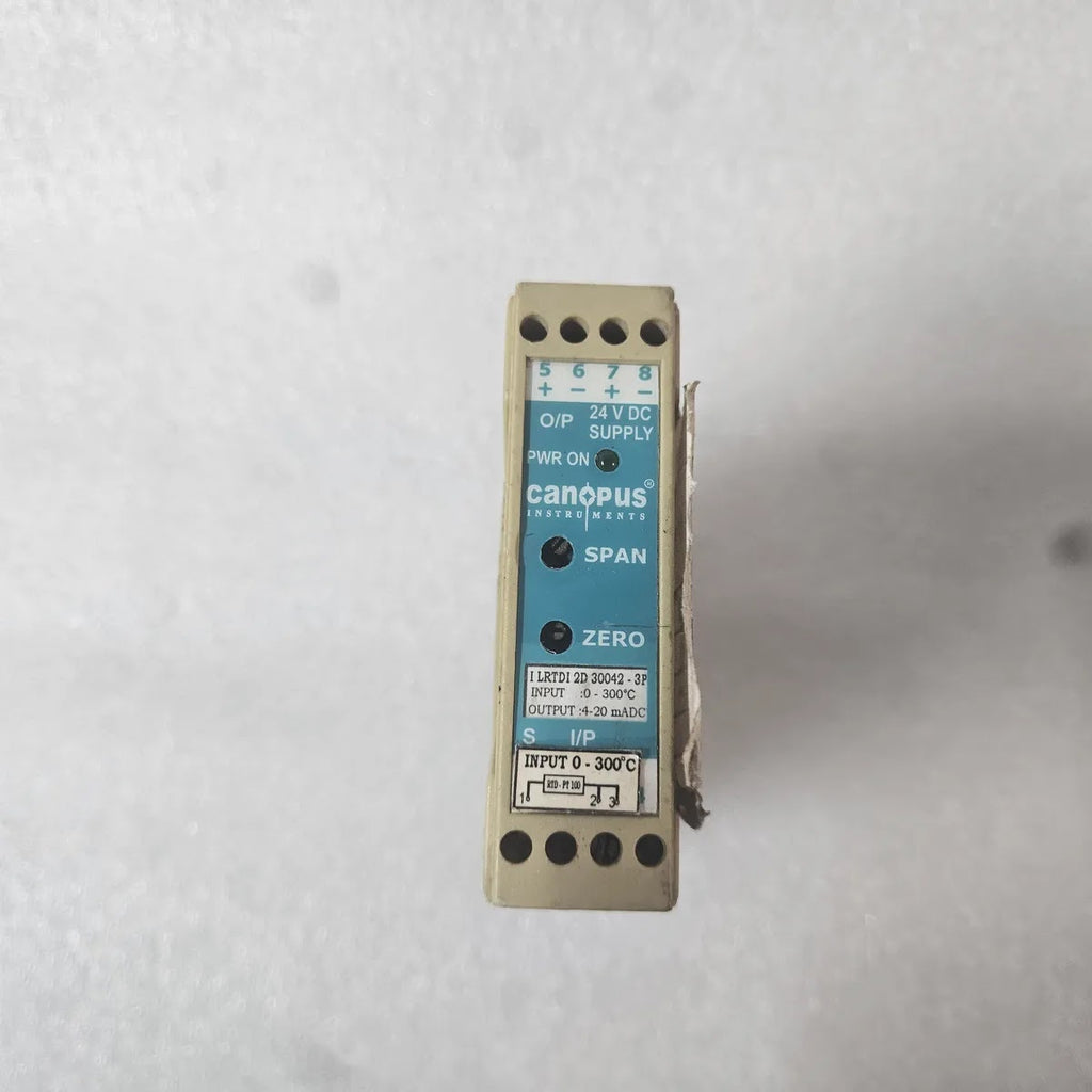 Canopus ILRTDI 2D 30042-3P RTD Transmitter 0-300°C 4-20mA