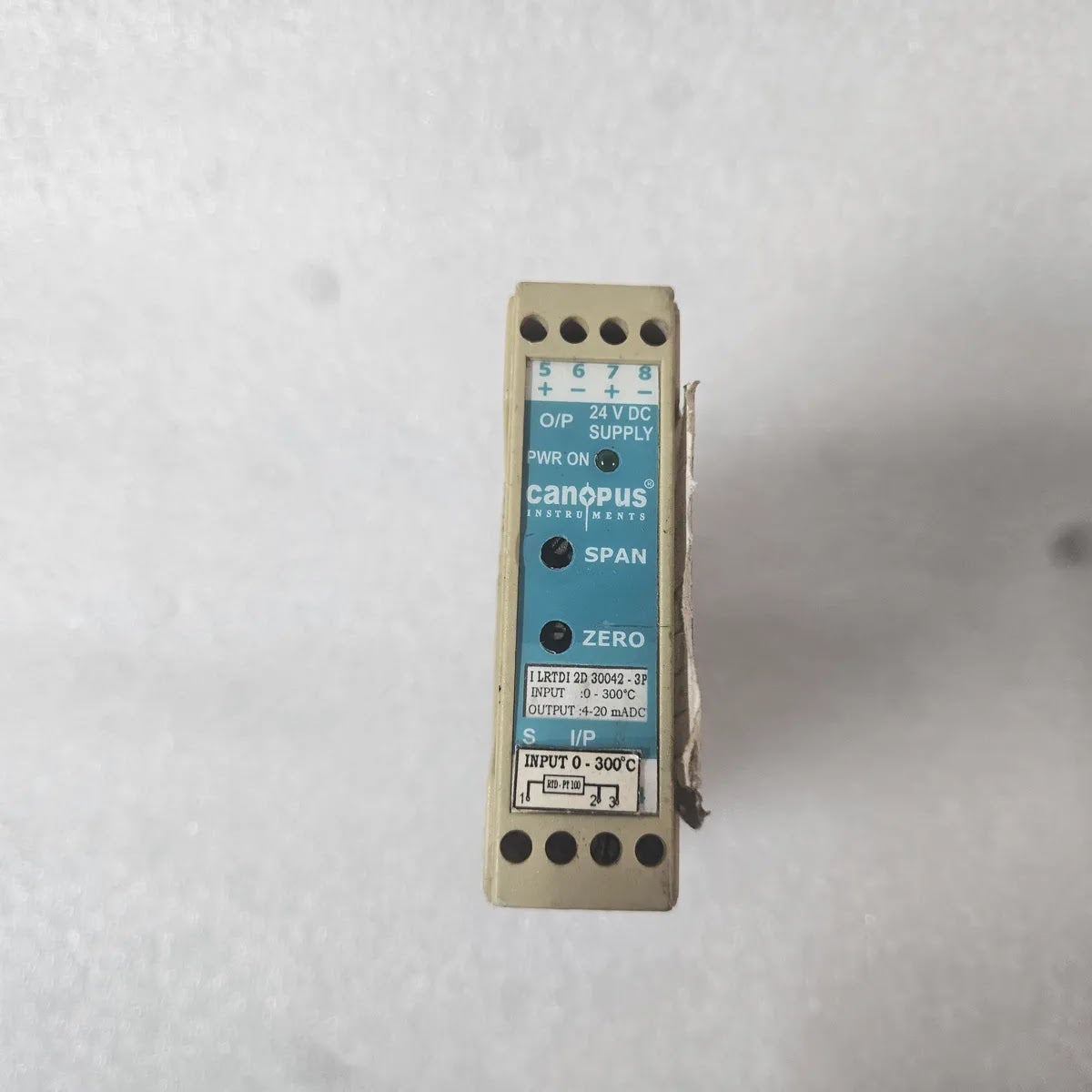 Canopus ILRTDI 2D 30042-3P RTD Transmitter 0-300°C 4-20mA
