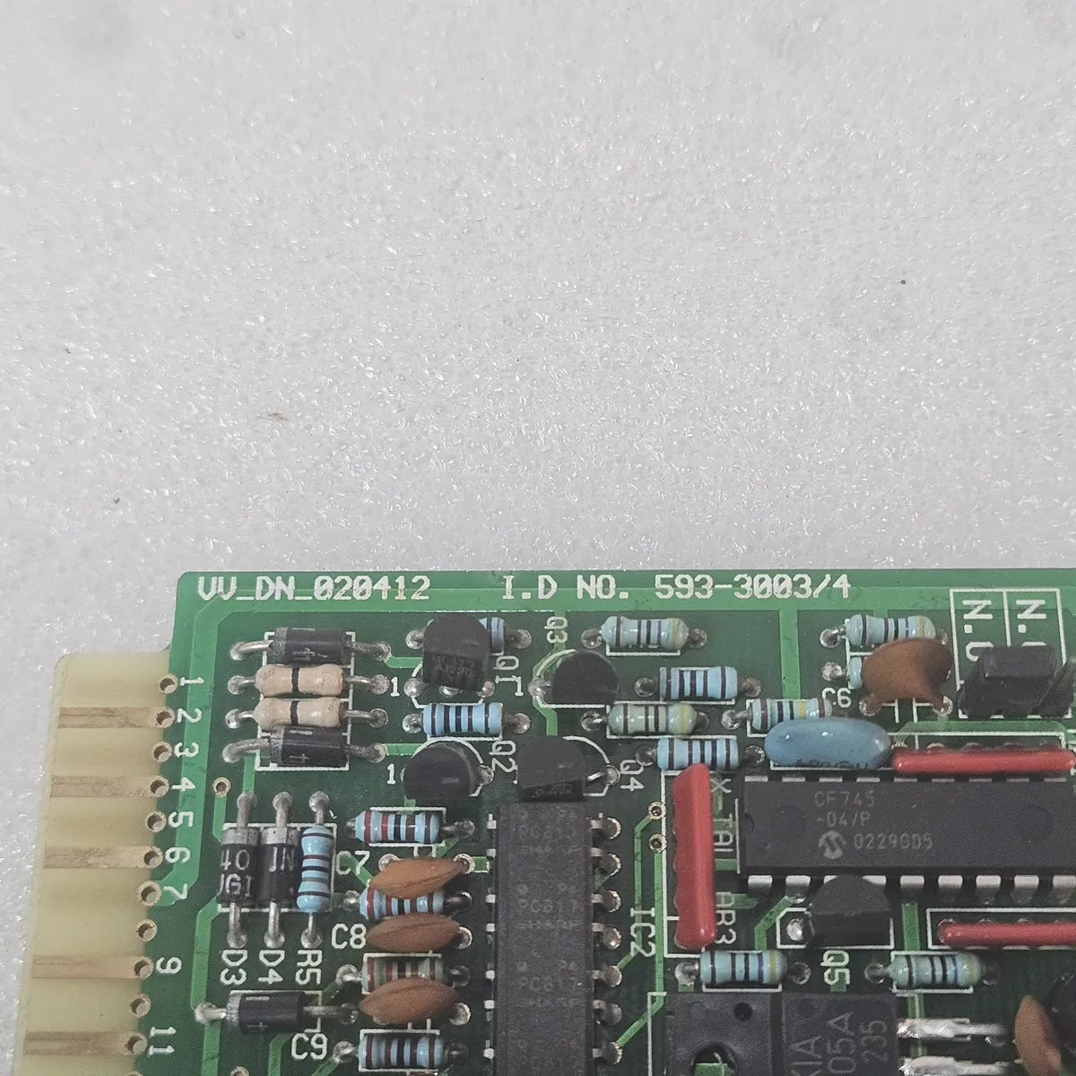 Daeha Elec VU_DN_020412 PCB 593-3003/4 NAIS JS1-24V Relay Board