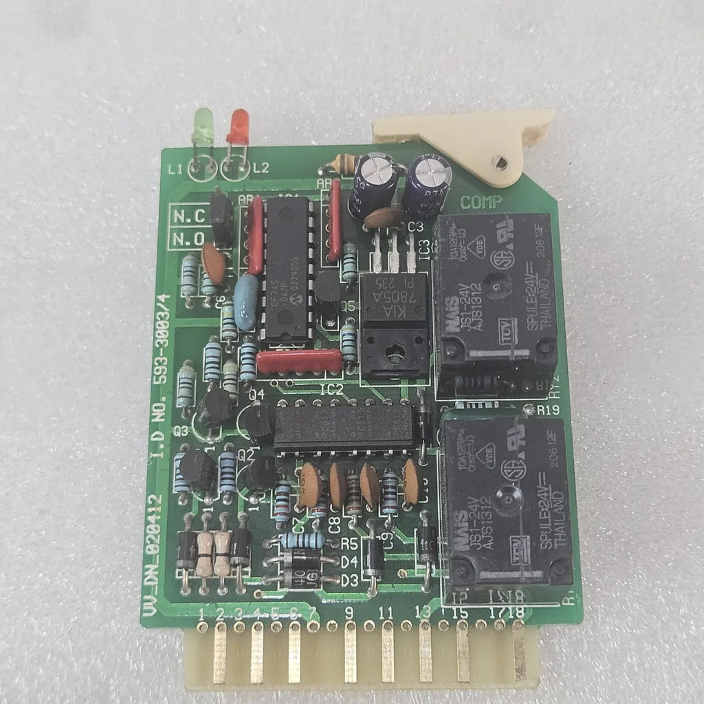 Daeha Elec VU_DN_020412 PCB 593-3003/4 NAIS JS1-24V Relay Board