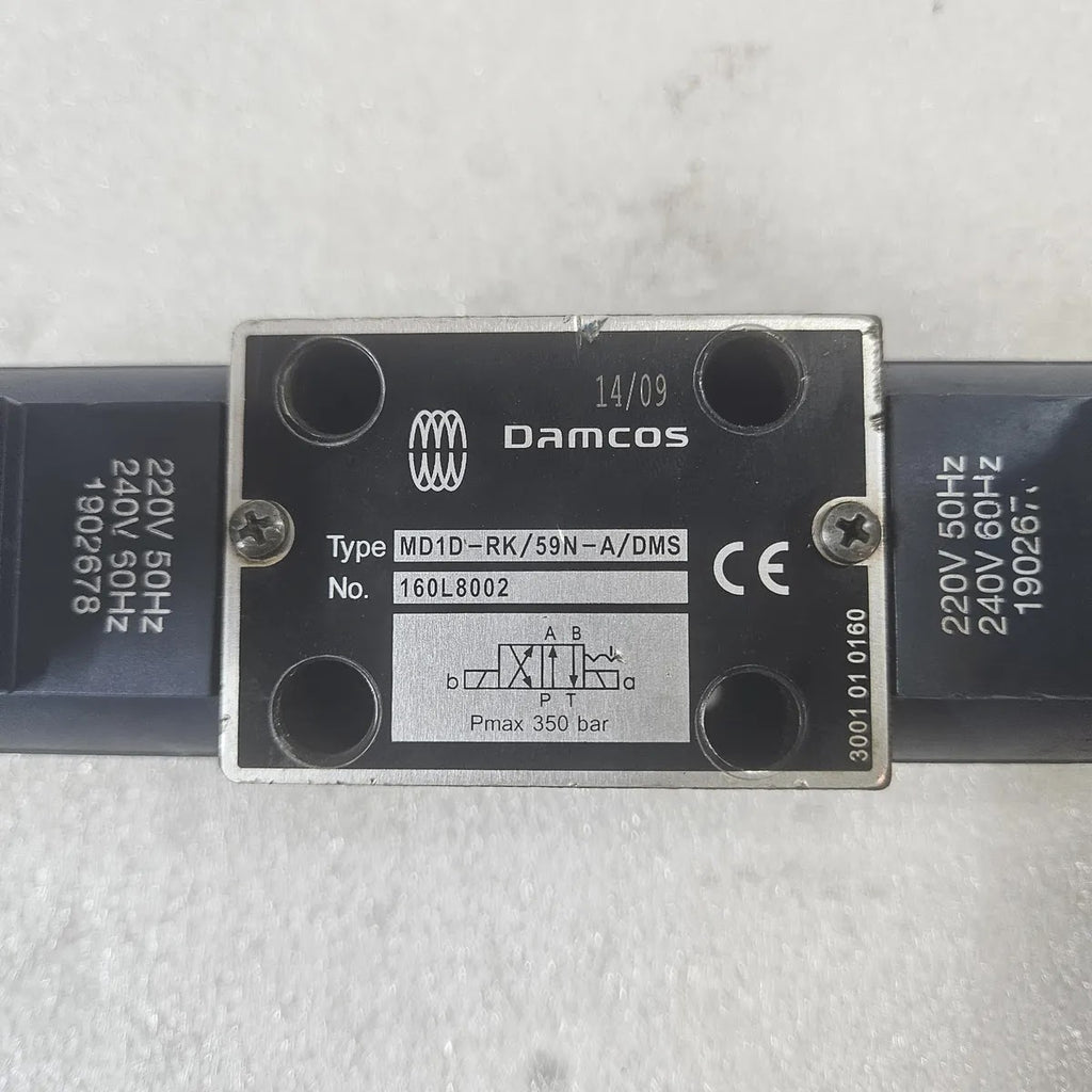Damcos MD1D-RK/59N-A/DMS Directional Valve 350bar 220V