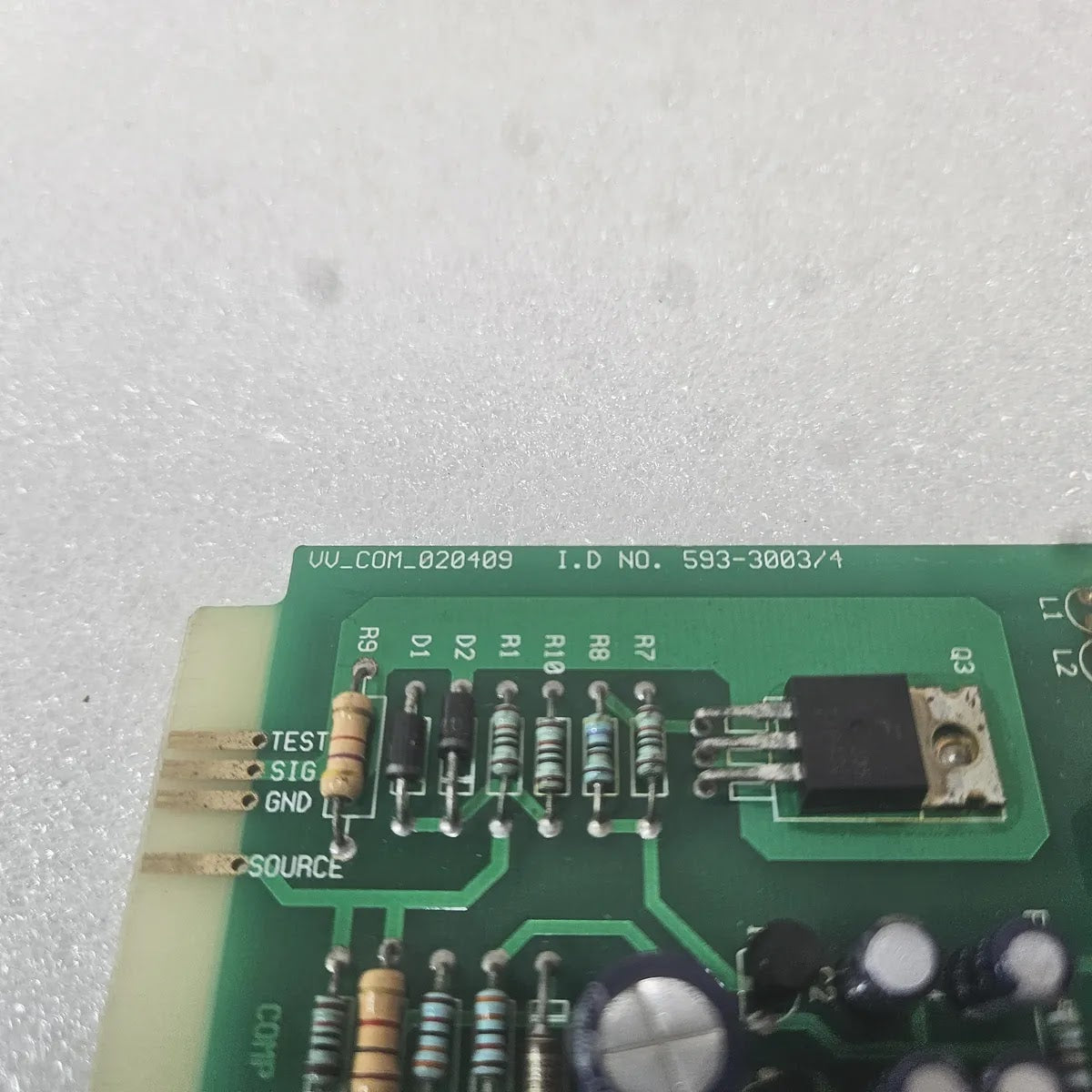 Danfoss Marine Systems VV_COM_020409 PCB Card 593-3003/4