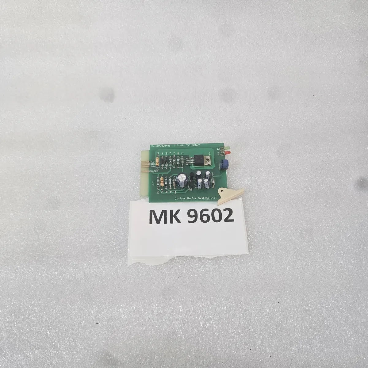 Danfoss Marine Systems VV_COM_020409 PCB Card 593-3003/4