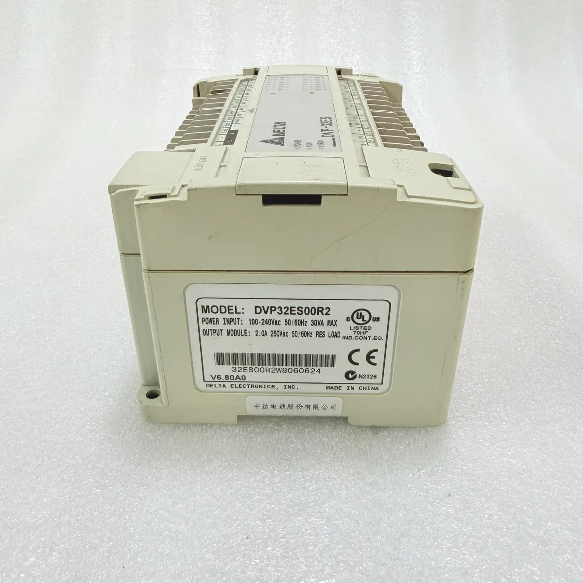 Delta DVP32ES00R2 Programmable Controller PLC 32-Point Pre-Owned