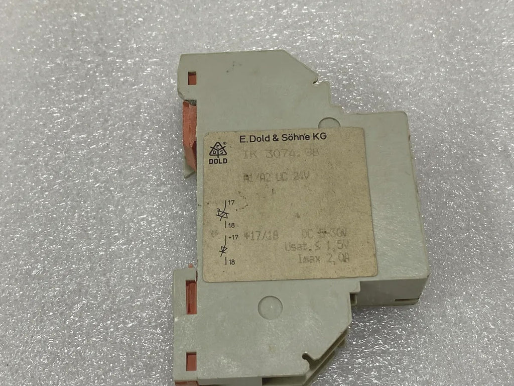 Dold IK 3074.98 Coupling Isolating Relay 24V DC-Ex Intrinsically Safe Pre-Owned
