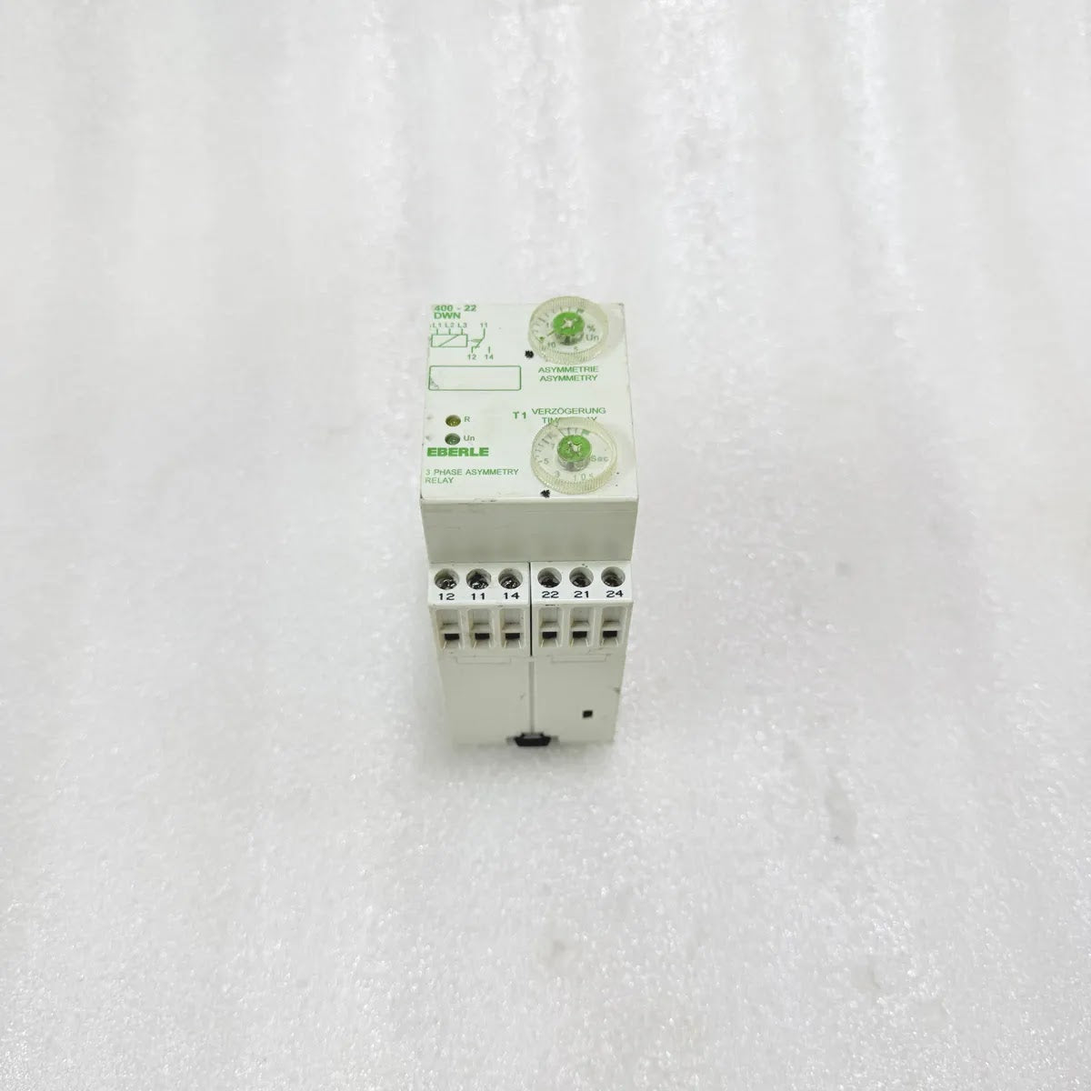 Eberle DWN 400 3-Phase Asymmetry Relay 3x400V 8A 50-60Hz Pre-Owned