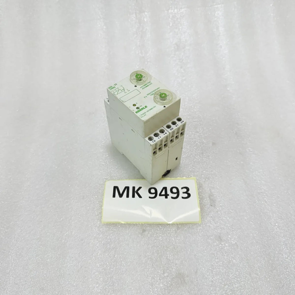 Eberle DWN 400 3-Phase Asymmetry Relay 3x400V 8A 50-60Hz Pre-Owned