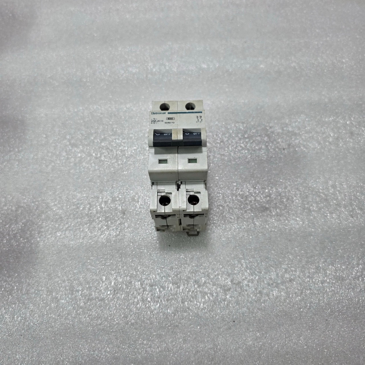 ELETROMAR WMN2C10 2P 10A TYPE C 6KA MCB MINIATURE CIRCUIT BREAKER