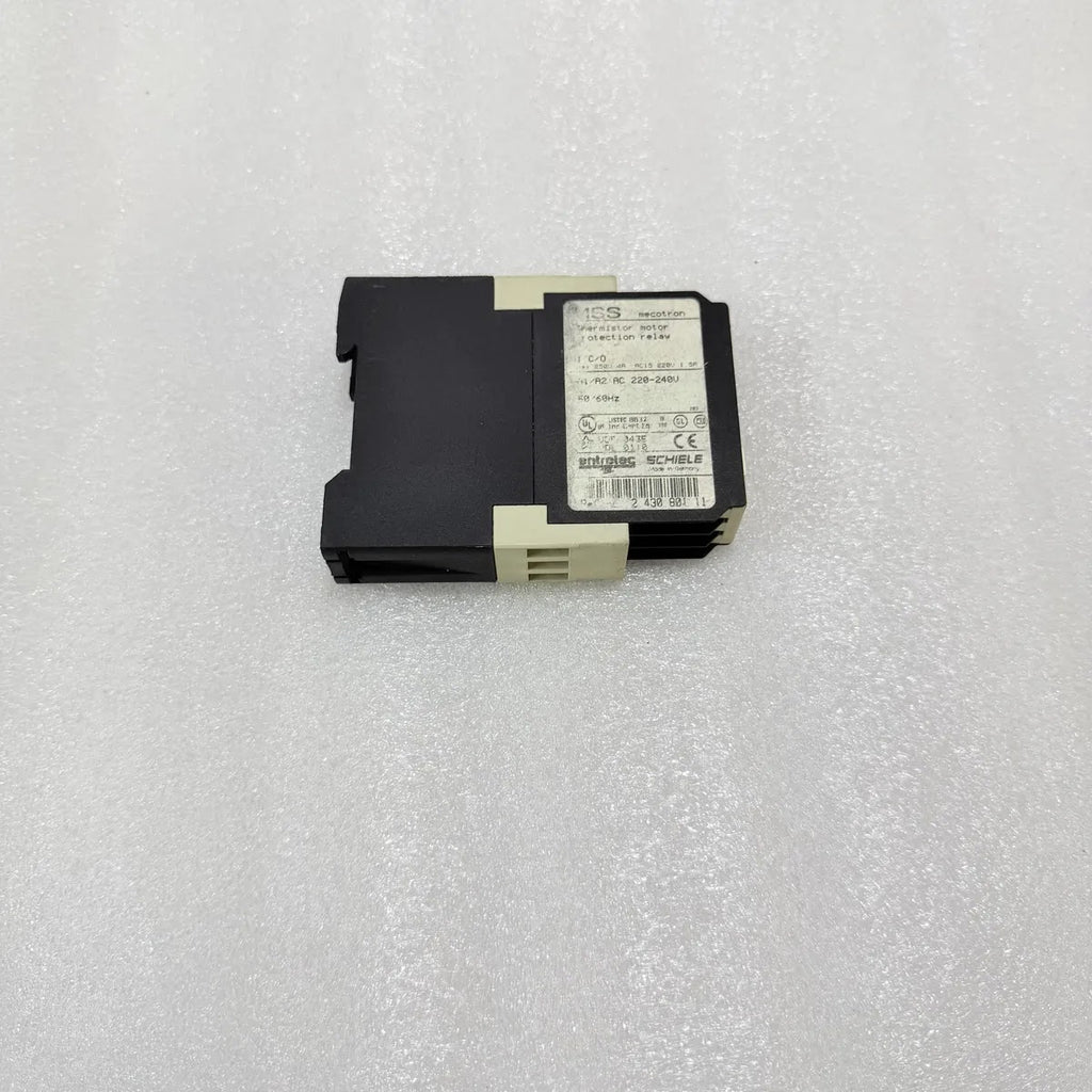 SCHIELE MSS MECOTRON THERMISTOR MOTOR PROTECTION RELAY 2.430.801.11 220