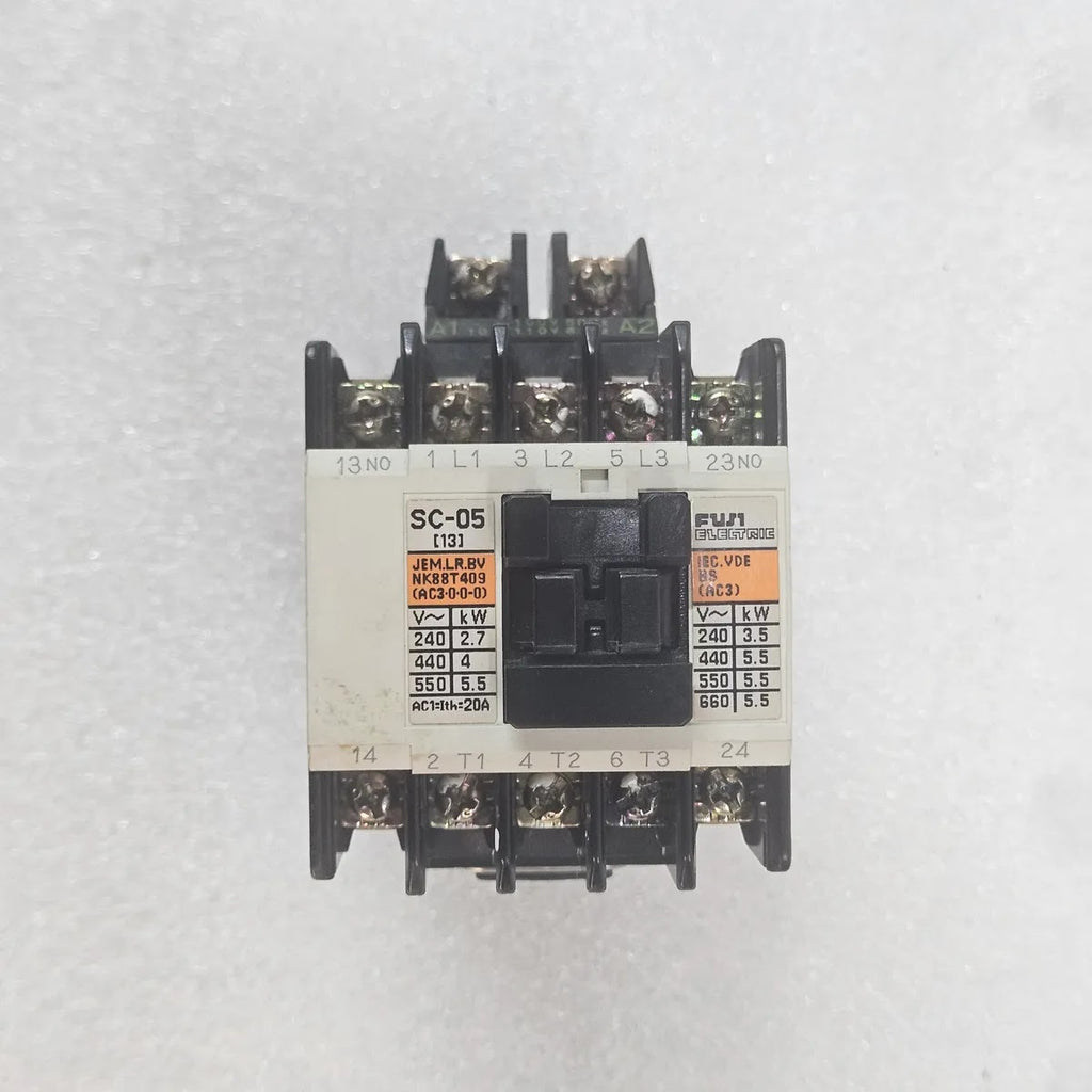 Fuji Electric SC-05 4NC0G0 Contactor 20A 100-110V Coil AC3