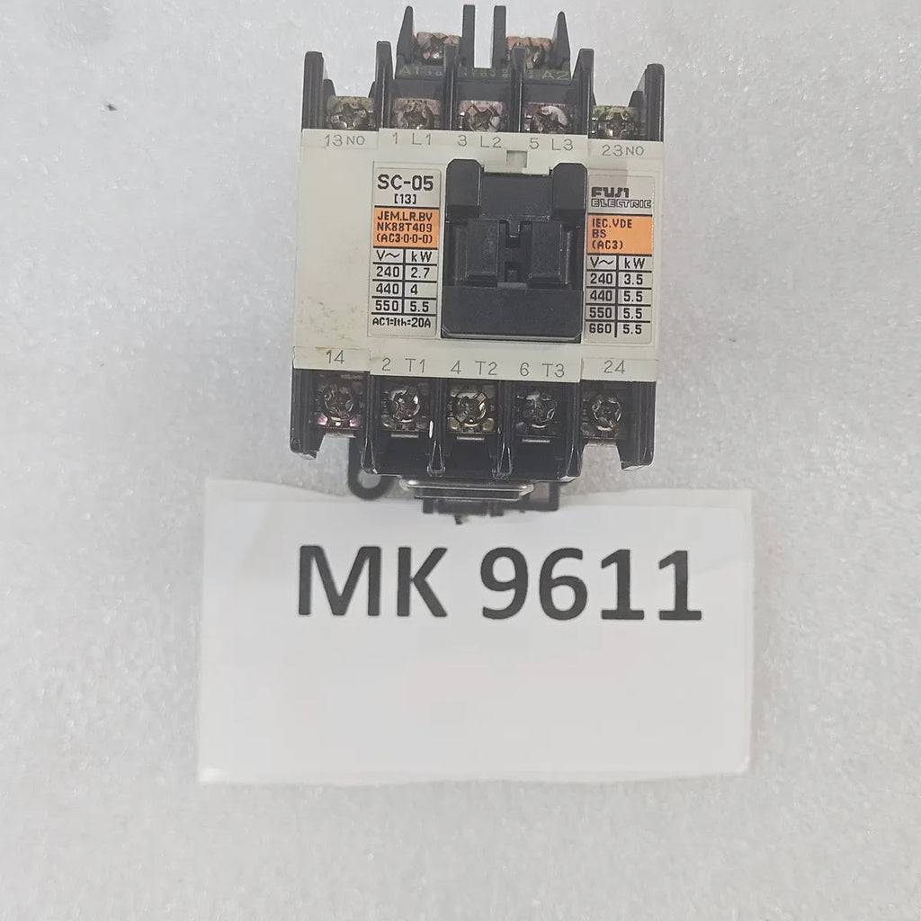 Fuji Electric SC-05 4NC0G0 Contactor 20A 100-110V Coil AC3