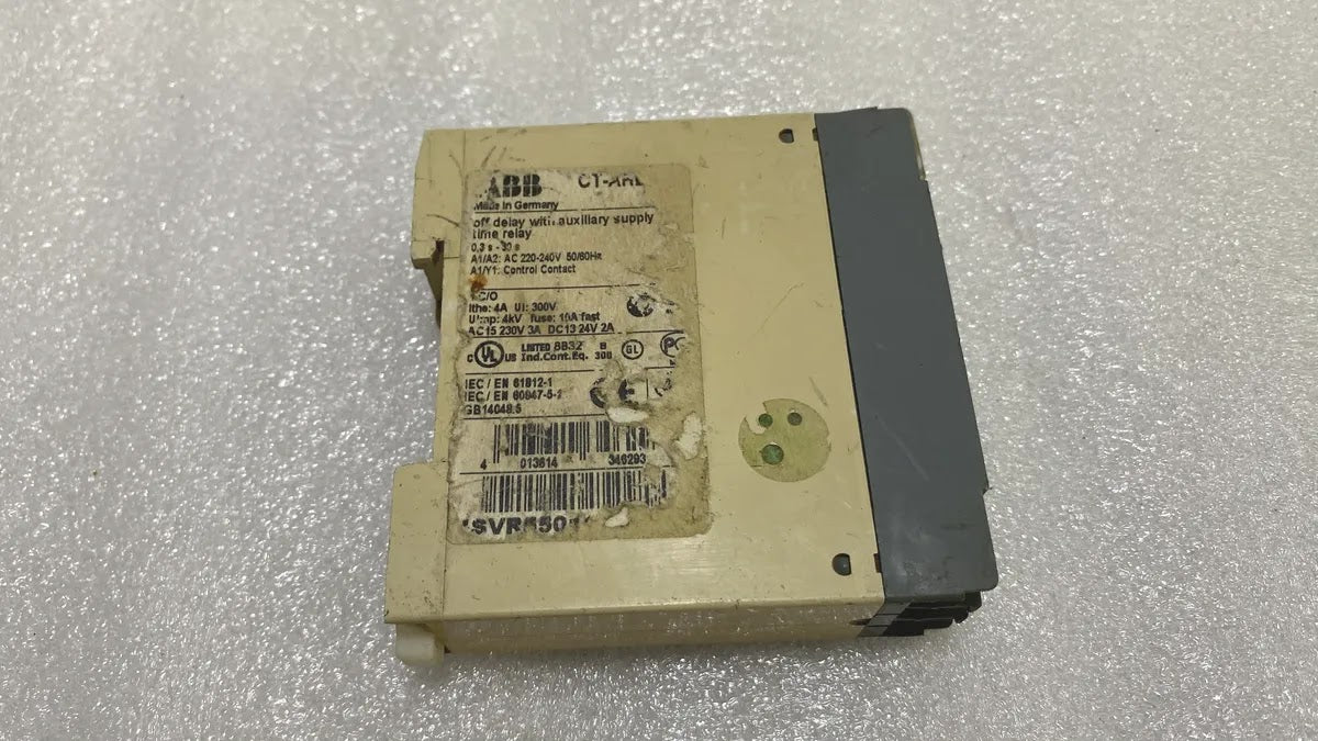 ABB CT-AHE Off Delay Time Relay 220-240V 0.3-30s 1C/O Pre-Owned