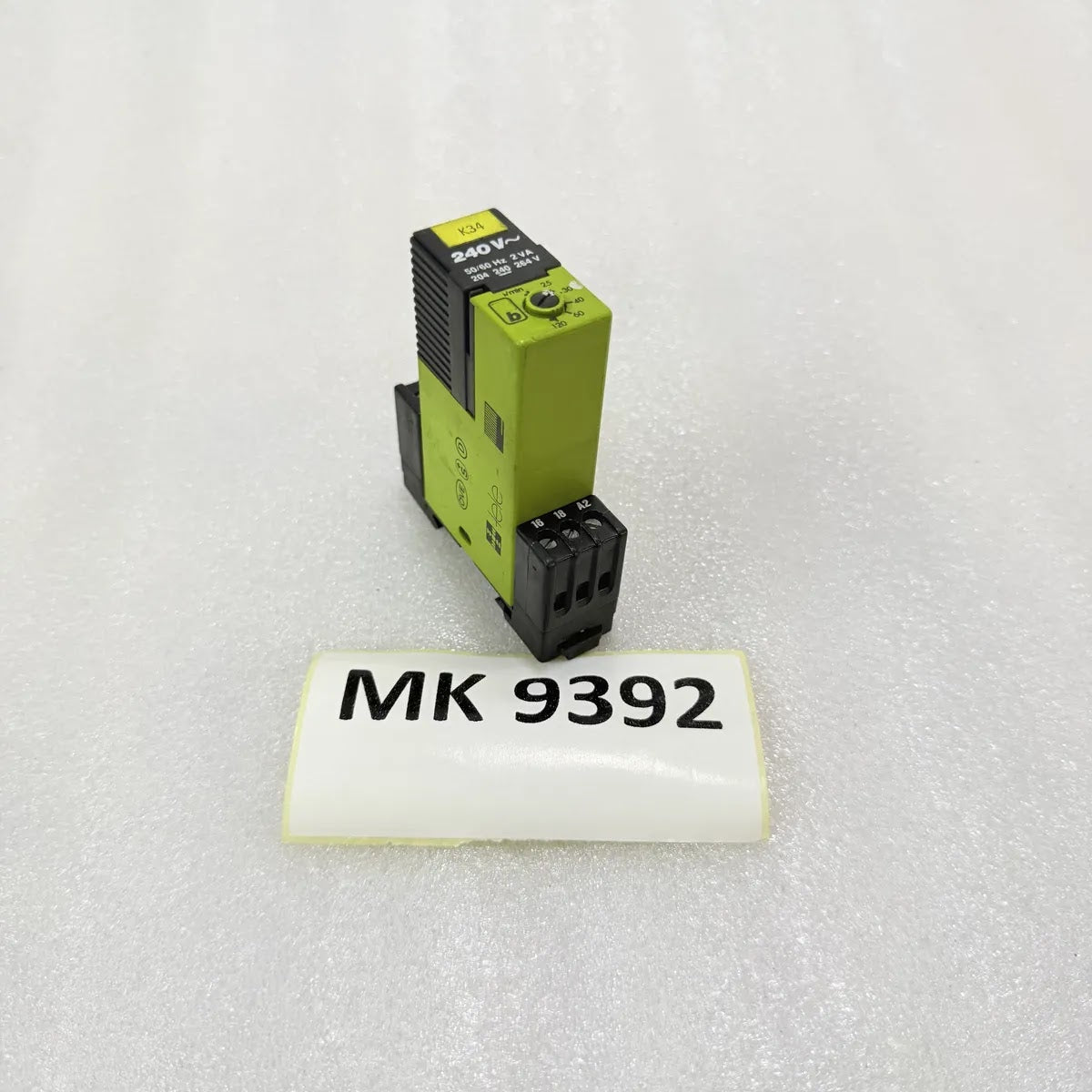 Tele 5105~220 50/60Hz 2 VA 204-264V Range 25-120 min 5A 220V~ 1000VA
