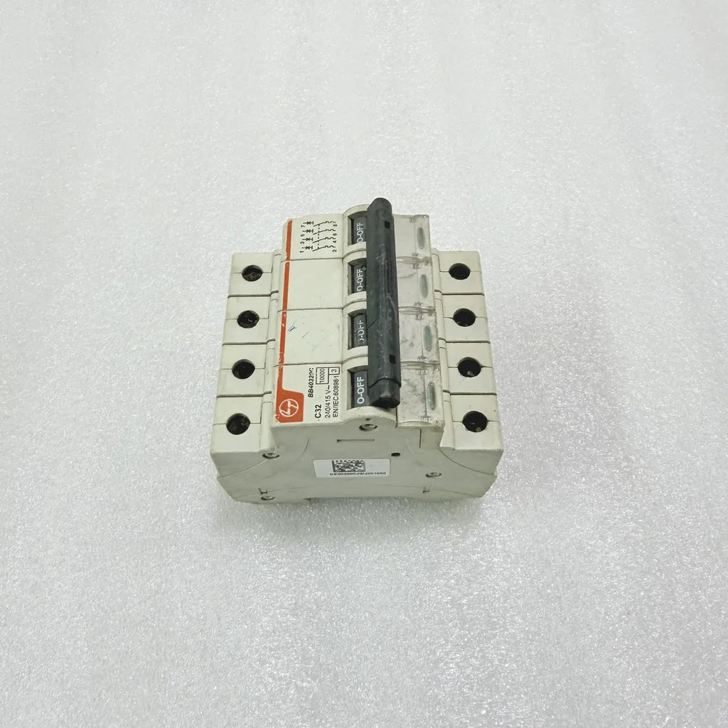 L&T BB40320C 4-Pole MCB C32 240/415V 10000A EN/IEC60898-1 Pre-Owned
