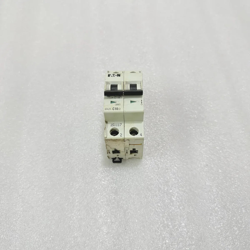 Eaton bFAZ4-C10/2 MCB 10A 2-Pole Curve C IEC 60947-2 Pre-Owned
