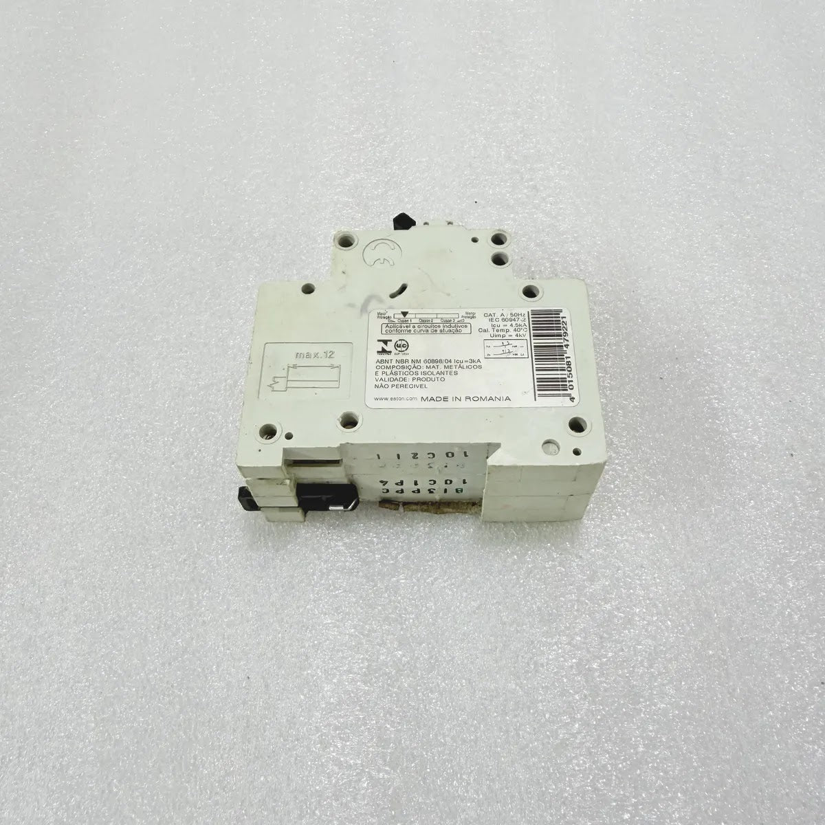 Eaton bFAZ4-C10/2 MCB 10A 2-Pole Curve C IEC 60947-2 Pre-Owned