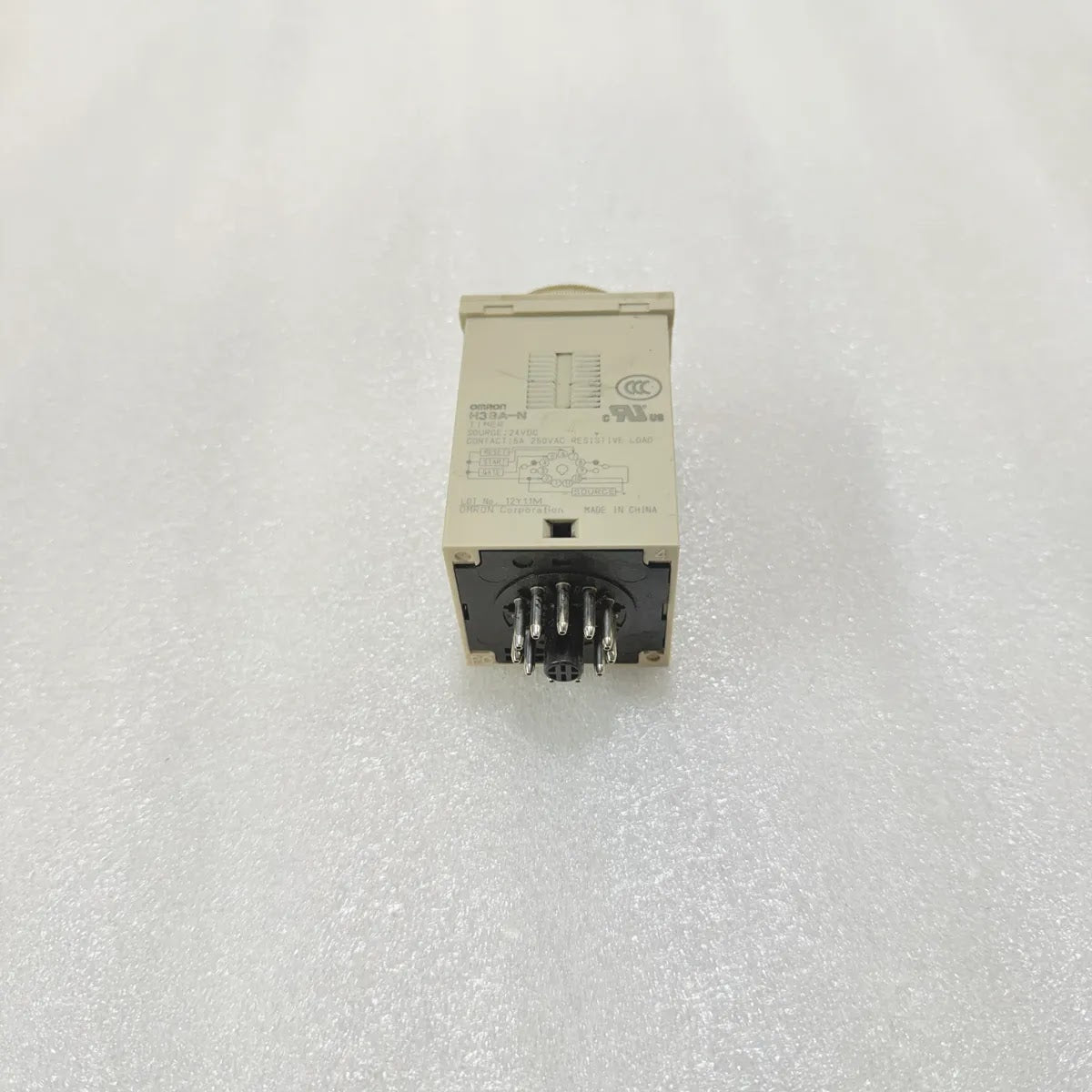 Omron H3BA-N Timer Relay 24VDC 3A 250VAC 0-12min Pre-Owned