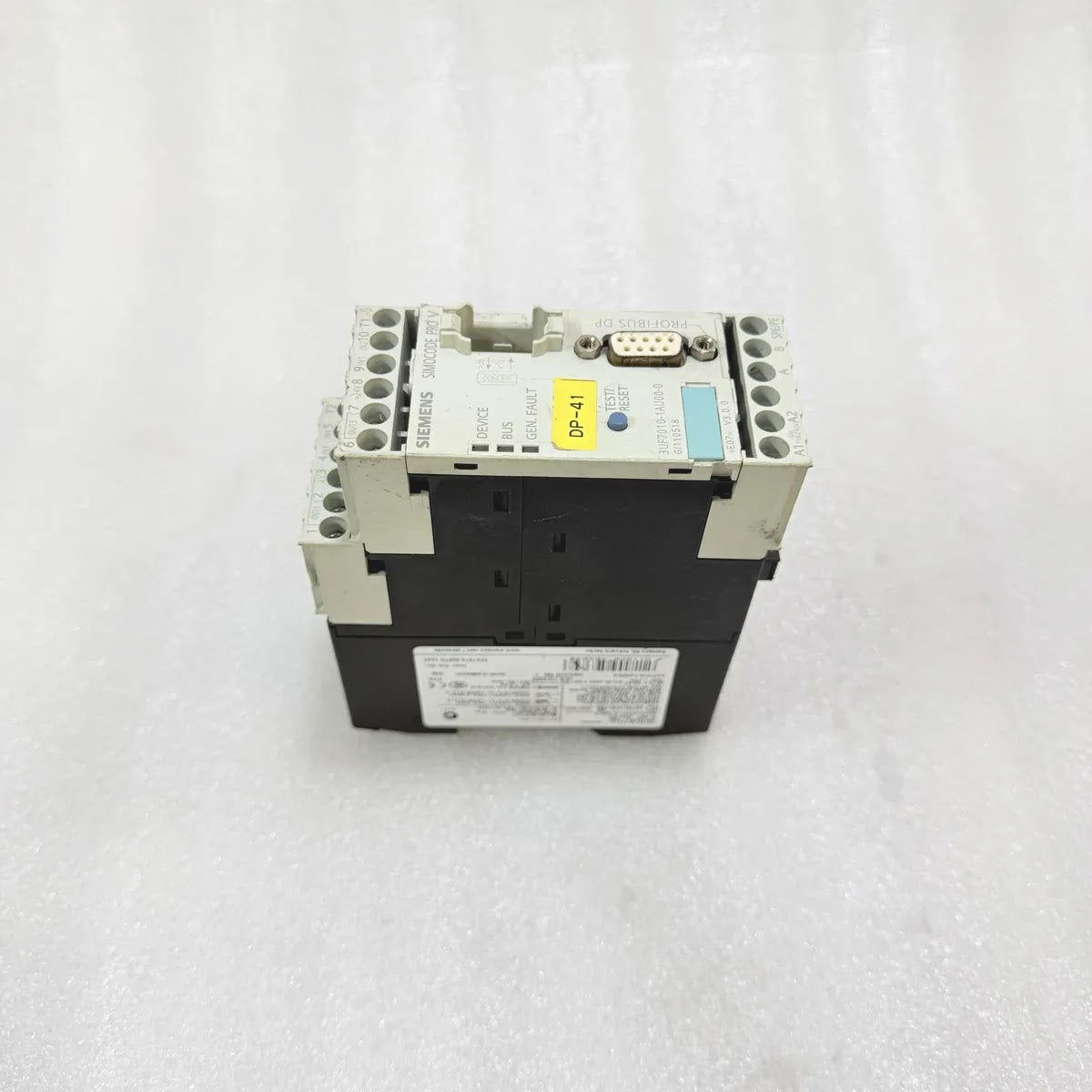 SIEMENS 3UF7010-1AU00-0 SIMOCODE PRO V Motor Management Unit with PROFIBUS DP In